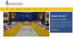 Desktop Screenshot of myanmarhscc.org